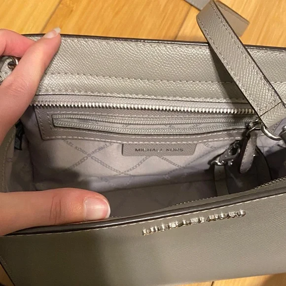 Michael Kors Taupe Crossbody Bag - Picture 5 of 11